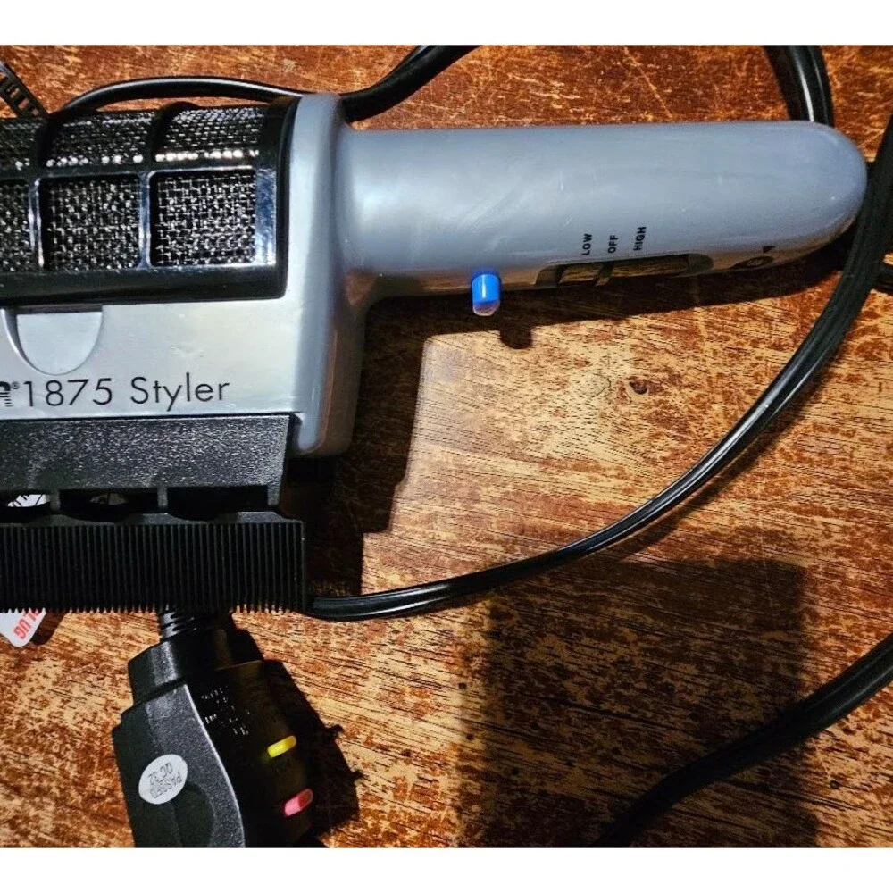 Conair 1875 Watt Unisex Hair Styler Dryer Stylist TESTED Gray Excellent Works